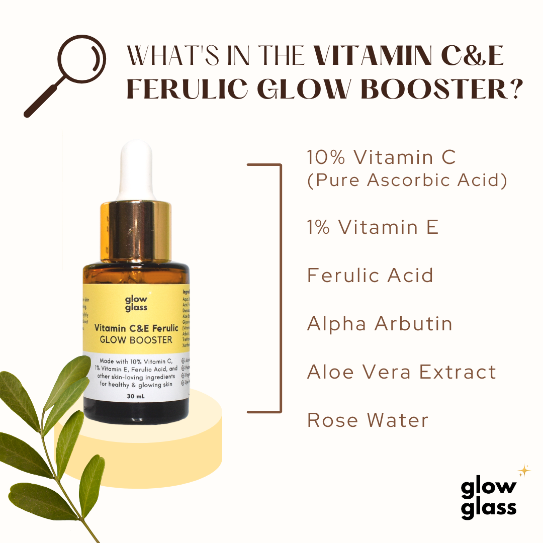 Vitamin C E Ferulic Glow Booster Brightening Antioxidant